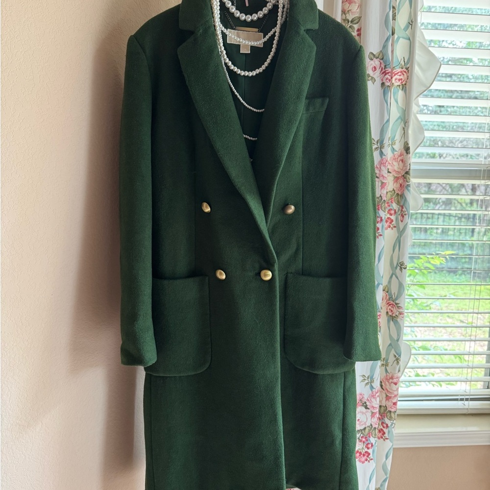 [SOLD] Michael Kors Women Mensy Wool Blended Long Coat